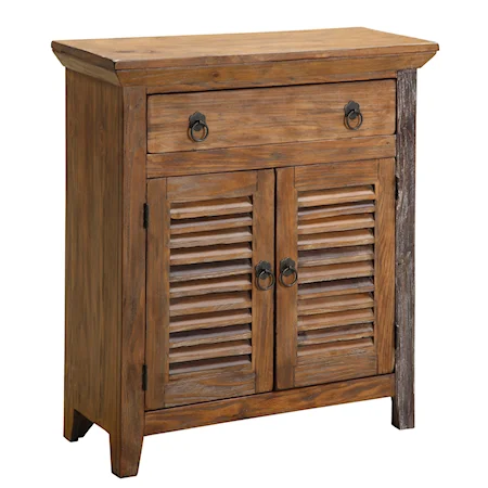 Occasional Cabinet with Louvered Door Fronts